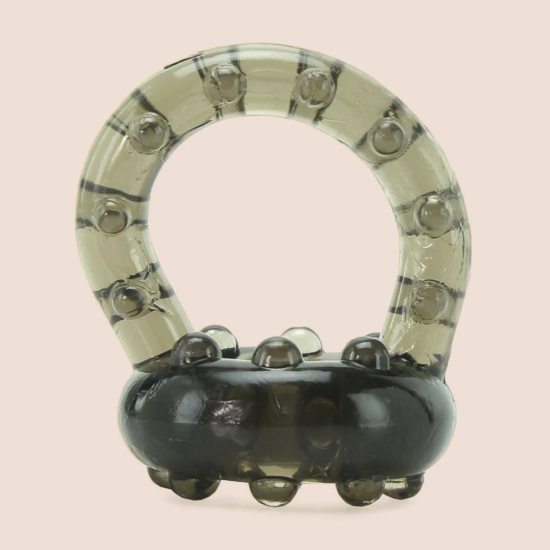 CalExotics All Star Enhancer Ring - Textured Penis & Ball Stretcher for Enhanced Pleasure | Perfect for Couples Play & Solo Sensation