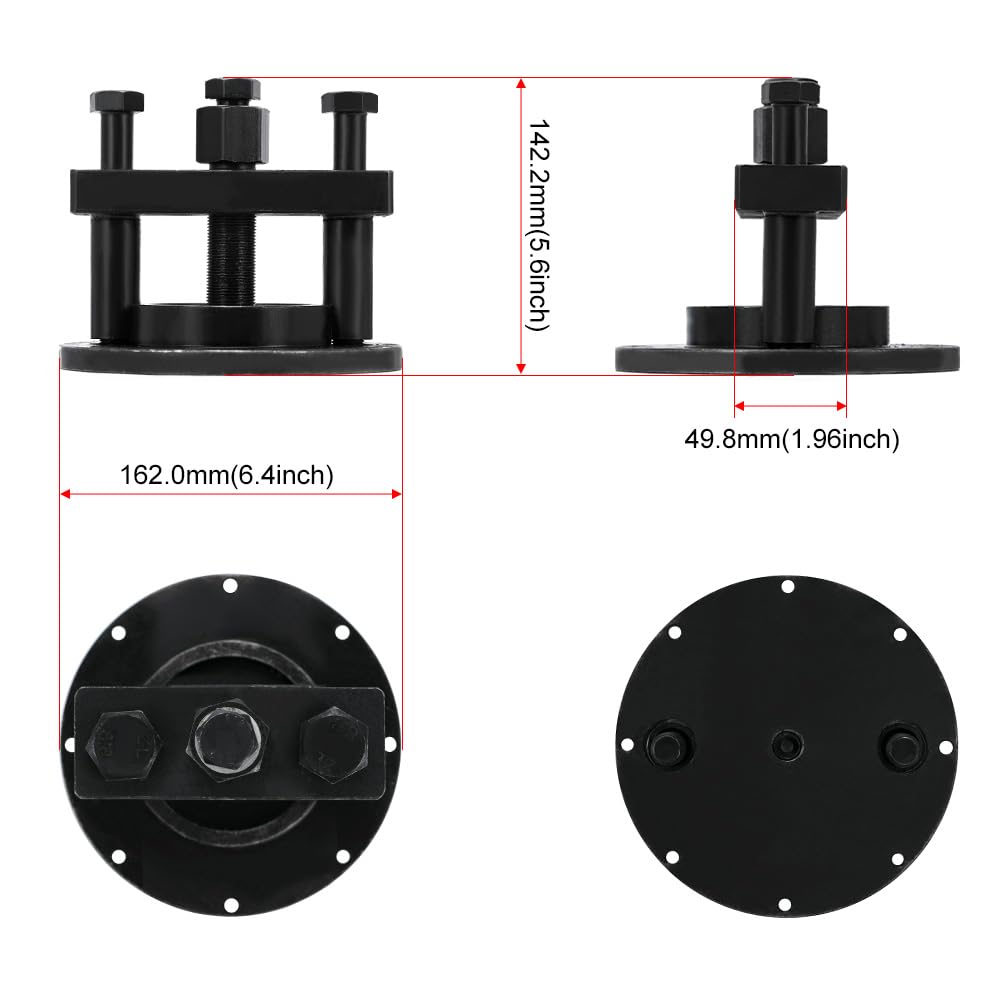 Detroit Diesel DD13 & DD15 Crankshaft Oil Seal Remover & Installer Tool Kit - Front & Rear Seal Replacement for W470589004300, W541589023300, W541589003400 - Perfect for Diesel Engine Repair & Maintenance in Heavy-Duty Trucks