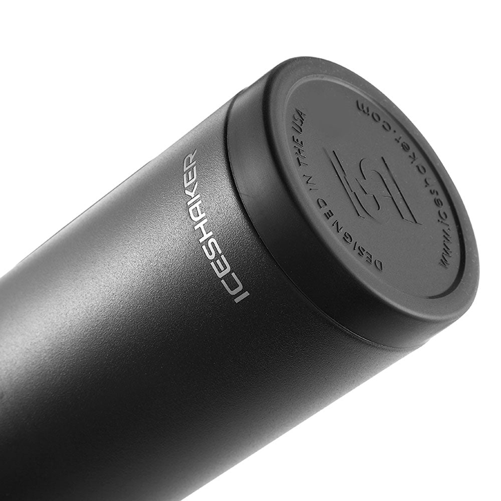 14oz Sport Water Bottle - Black | Leak-Proof & Durable for Gym, Hiking & Outdoor Activities
