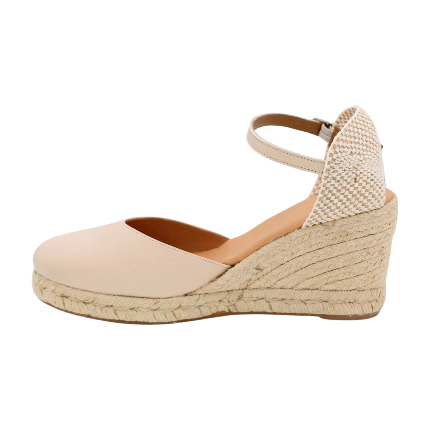 PINAZ Women's Cream Leather Espadrille Flats - Comfortable Casual Shoes for Spring & Summer | Perfect for Beach, Vacation, and Everyday Wear