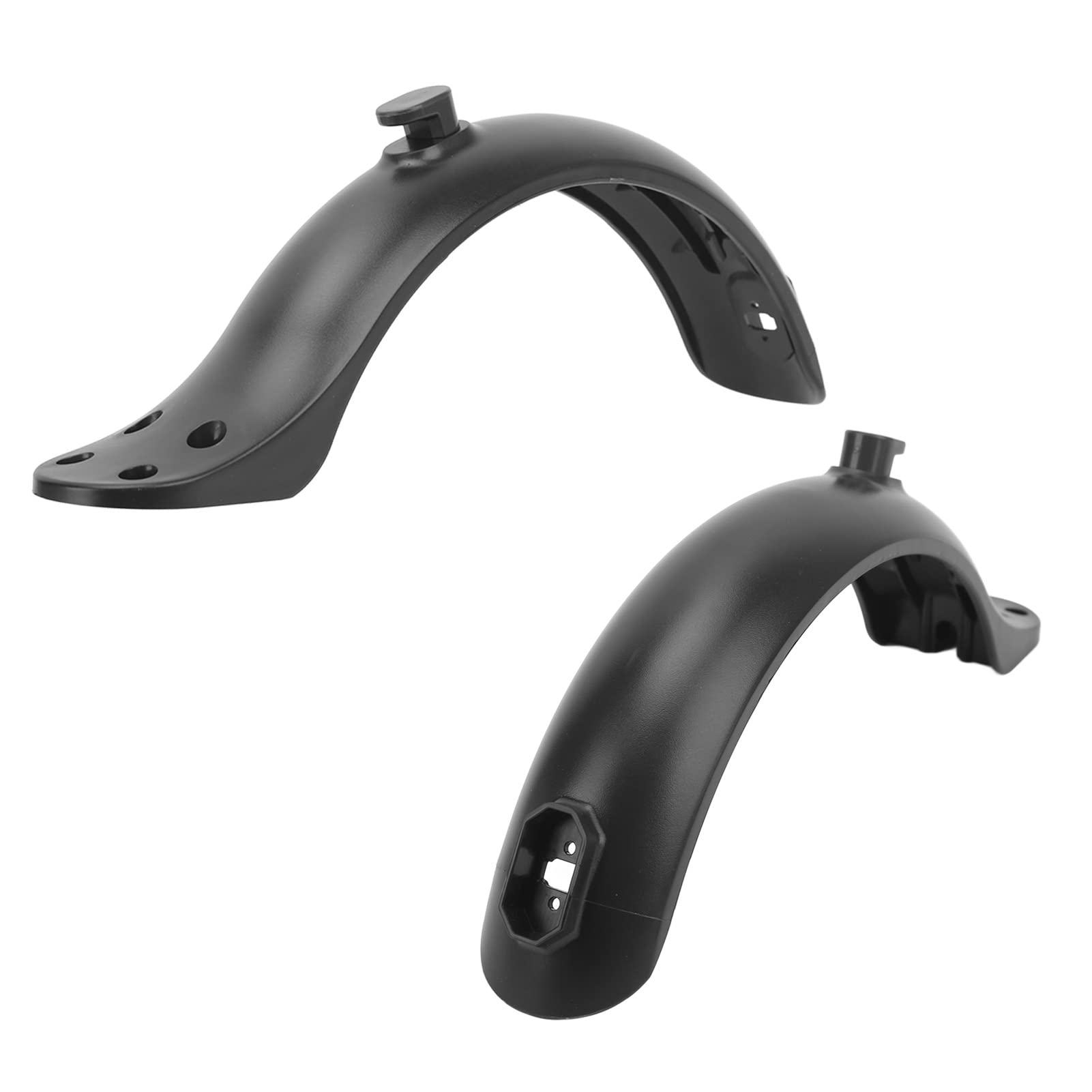 4 Hole Black Weatherproof Electric Scooter Mud Guard Replacement - Durable Scooter Fender for Rain & Off-Road Protection | Perfect for Commuting & Urban Riding