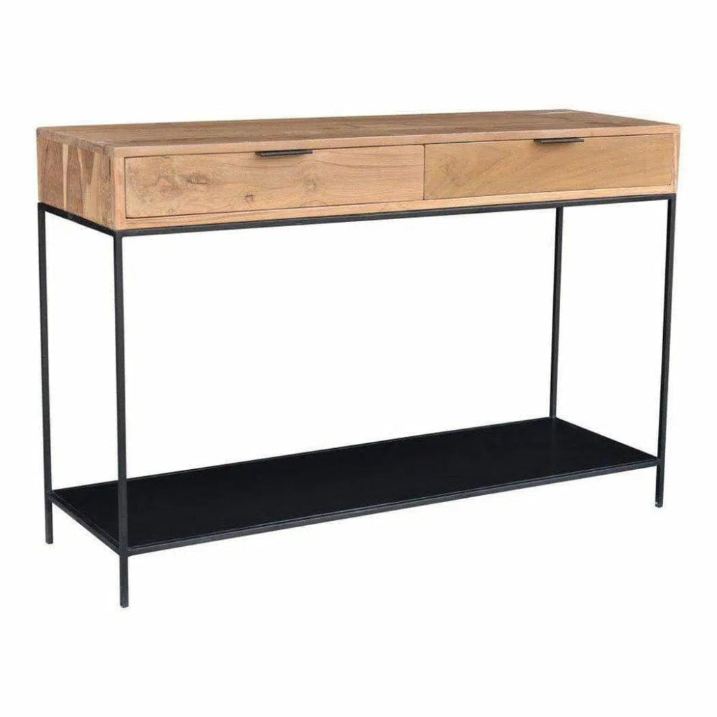48 Inch Modern Console Table - Solid Wood Entryway Sofa Table for Hallway, Living Room & Bedroom | Farmhouse & Contemporary Style Home Decor