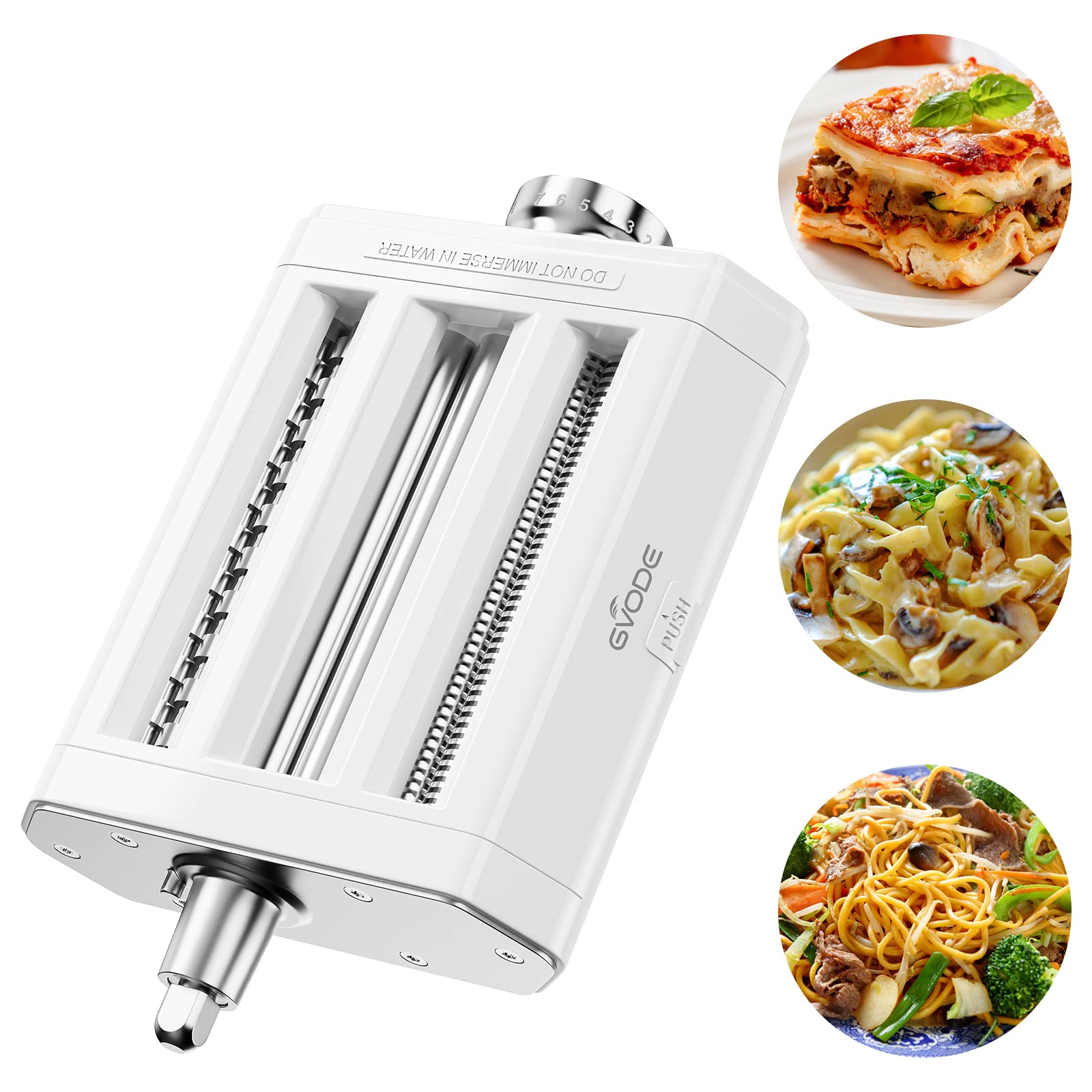 3-in-1 Pasta Maker Attachment for KitchenAid Stand Mixer - Includes Spaghetti, Fettuccine Cutter & Pasta Roller - Homemade Noodle Machine for Fresh Pasta - Perfect for Italian Dishes, Family Dinners & Cooking Enthusiasts