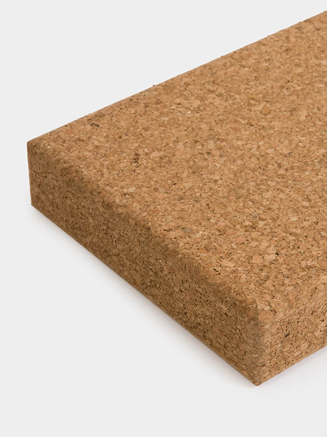 Premium Cork Yoga Blocks - Twin Pack for Stability & Support | Ideal for Yoga, Pilates & Home Workouts