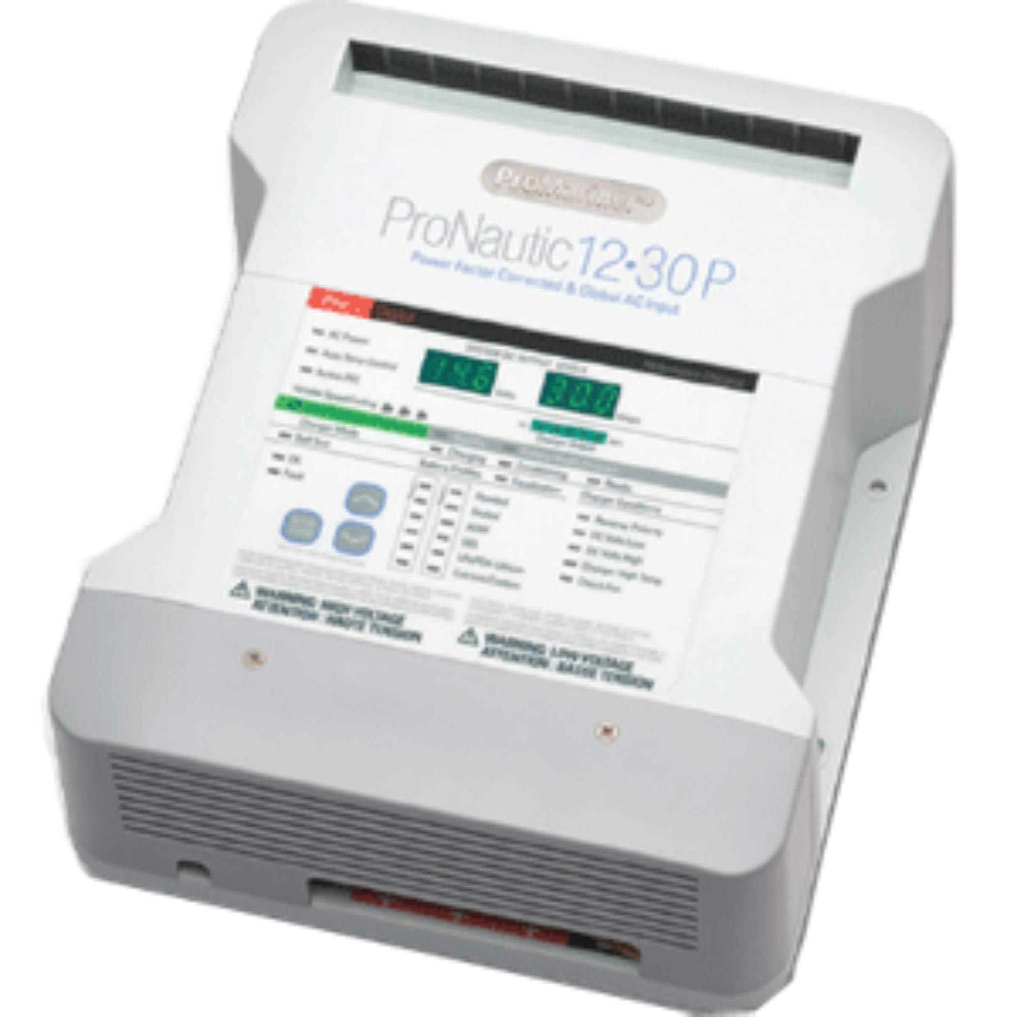 ProMariner ProNautic 1230P 30 Amp 3 Bank Marine Battery Charger - Waterproof & Multi-Stage Charging for Boats, Yachts & RVs | Perfect for Deep Cycle, AGM & Lithium Batteries