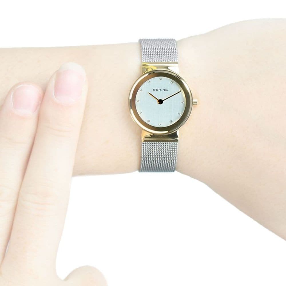 BERING 10126 001 Classic Women's Watch - Elegant Stainless Steel Analog Wristwatch with Sapphire Crystal, Water Resistant for Everyday Wear & Formal Occasions