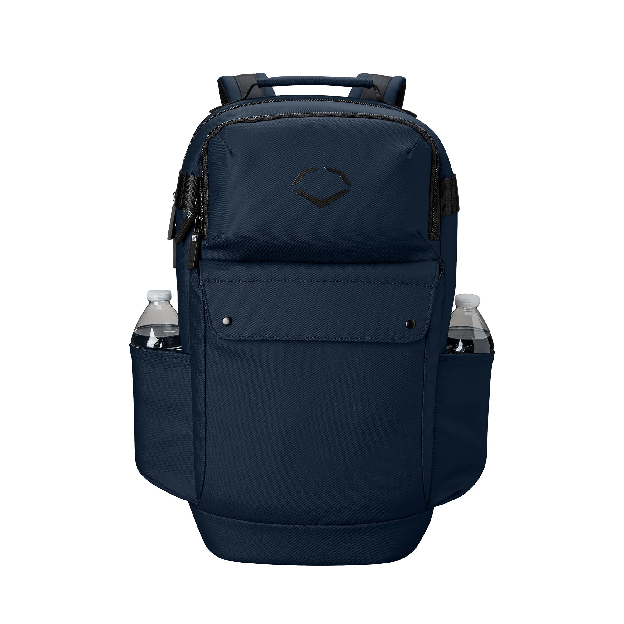 EvoShield Exec Backpack for Men - Durable Navy Blue Laptop Backpack with USB Charging Port, Perfect for Business Travel, Work & College