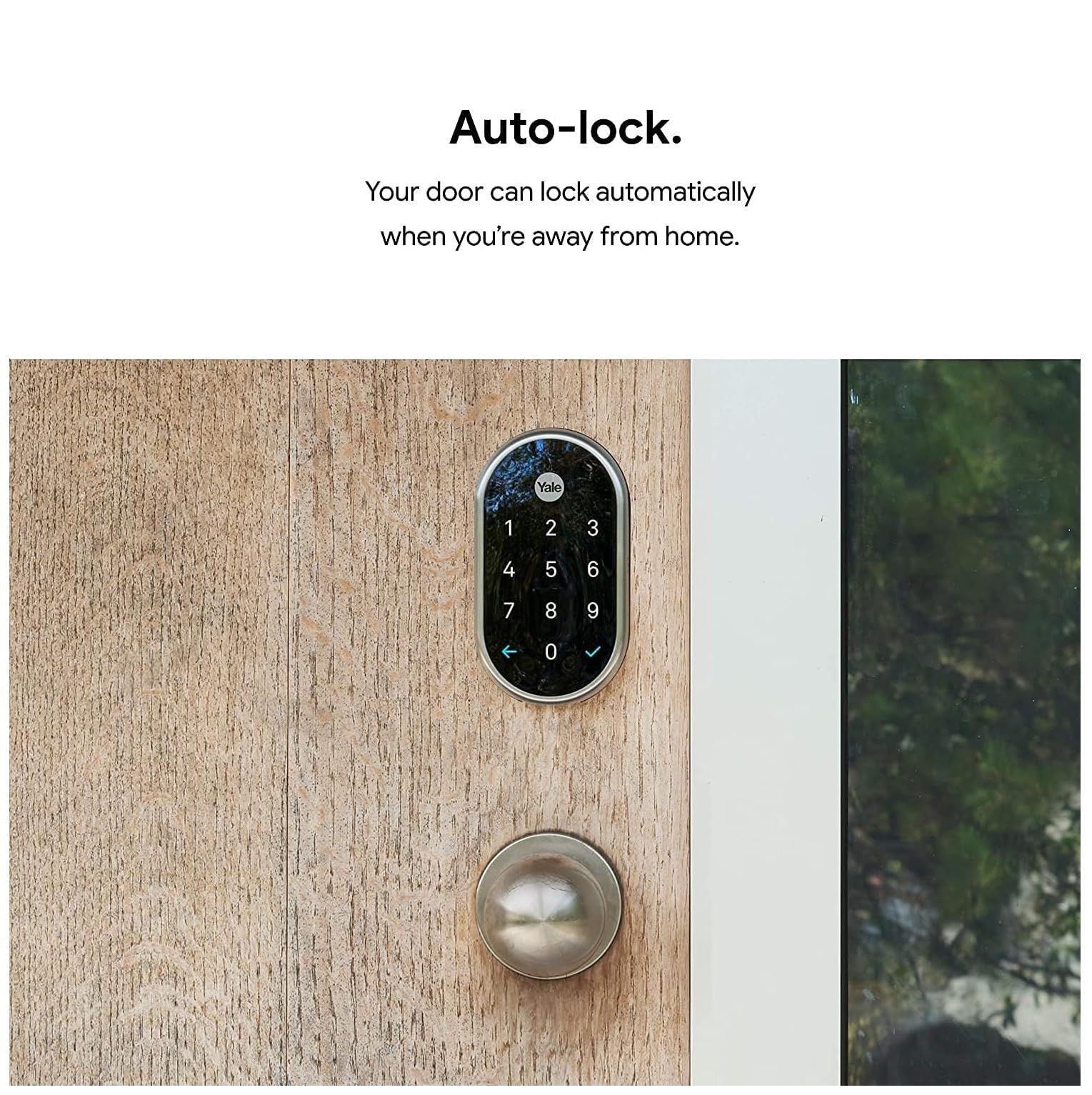 Google Nest x Yale Smart Lock - Keyless Entry Deadbolt with Tamper-Proof Keypad - Oil Rubbed Bronze Finish (Renewed) - Perfect for Home Security & Smart Door Access
