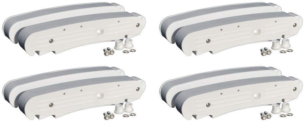 Hayward AXV417WHP White Pool Cleaner Pod Kit - 4 Pack for In-Ground & Above-Ground Pools - Easy Pool Maintenance & Cleaning Solution
