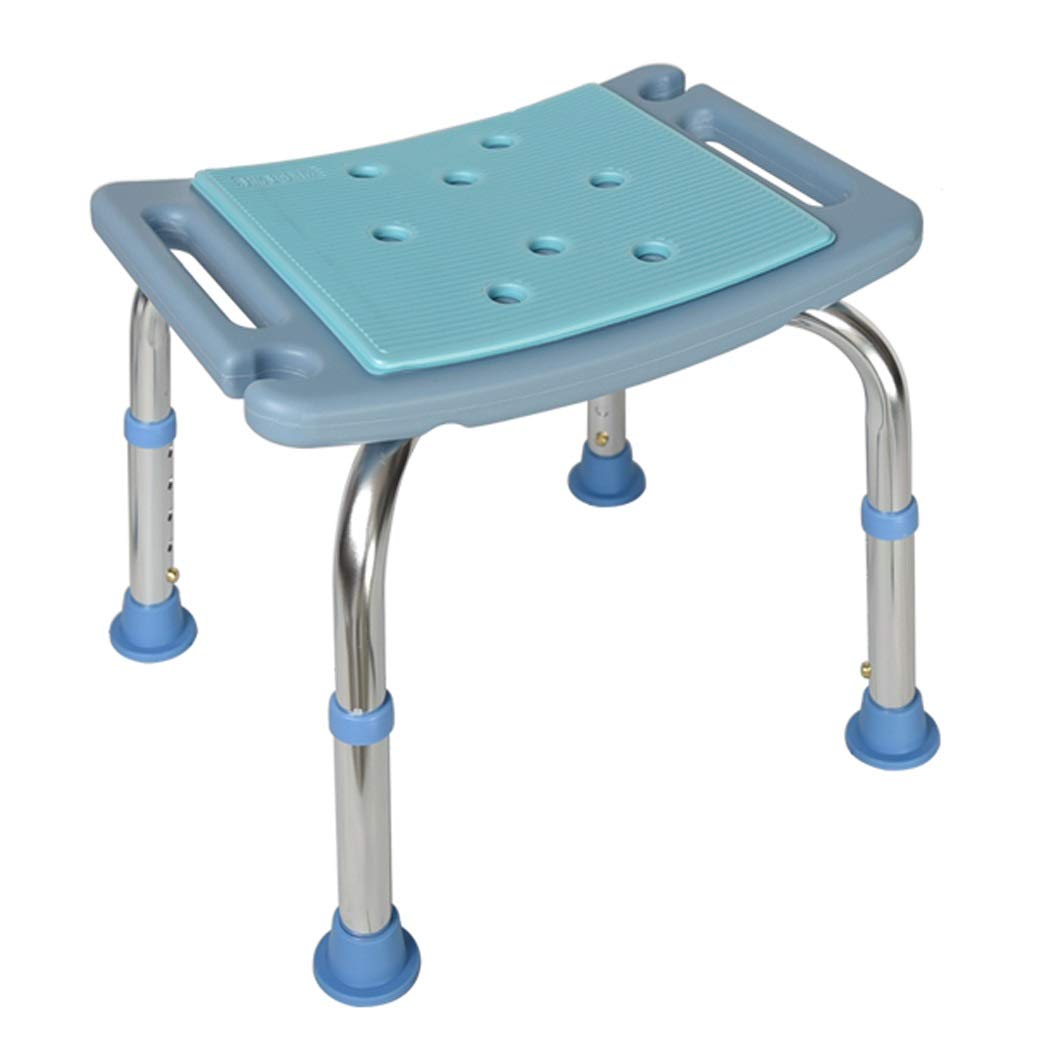 **Adjustable Height Shower Chair - Non-Slip Bath Seat for Elderly, Adults & Disabled - Medical Shower Bench with Safety Backrest - Supports Up to 330 lbs (150kg) - Ideal for Bathroom Safety & Mobility Assistance**