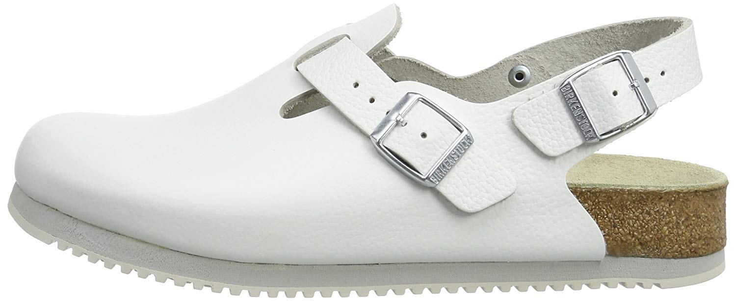 Birkenstock Tokio Super Grip Leather Sandals for Men & Women | Non-Slip Work Shoes | Waterproof & Comfortable Footwear for Nurses, Chefs, and Healthcare Workers