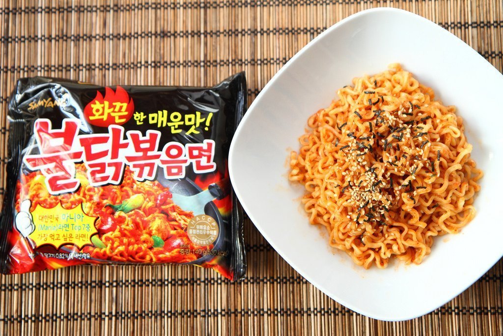 Samyang Spicy Chicken Roasted Noodles 15-Pack (140g Each) – Korean Instant Ramen for Spicy Food Lovers – Perfect for Quick Meals, Late Night Snacks & College Dorm Life