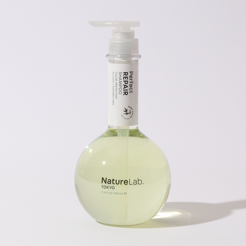 Nature Lab Tokyo Perfect Repair Shampoo 340ml - Damaged Hair Treatment with Natural Ingredients | For Dry, Brittle & Color-Treated Hair | Salon-Quality Hair Care at Home
