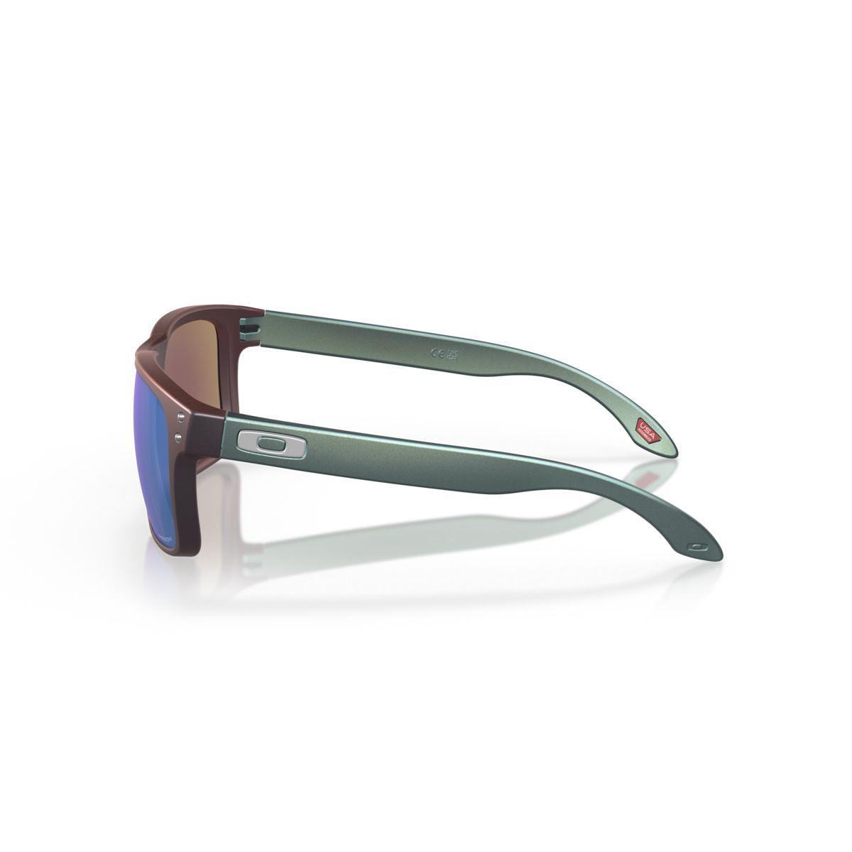 Oakley Holbrook Sunglasses Matte Black/Red Colorshift with Prizm Sapphire Lens - Style 0OO9102 9102W6 - Perfect for Outdoor Sports & Driving