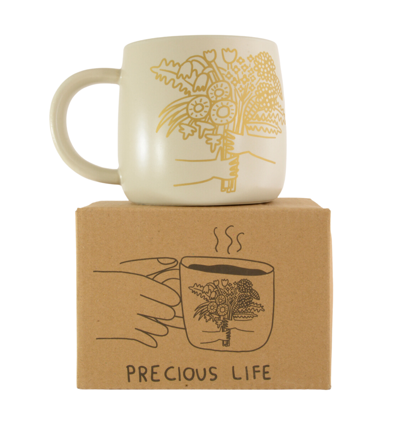 Precious Life Coffee Mug - Inspirational Ceramic Cup for Tea & Hot Drinks - Perfect for Office, Home & Gifts