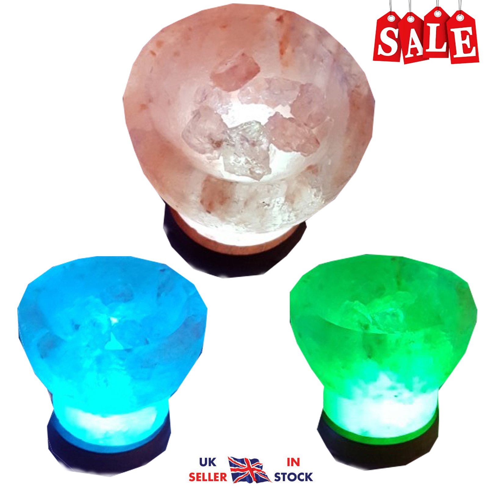 Himalayan Natural Salt USB Lamp - Fire Pit Shape with Pink Rock Salt Healing Crystals | Certified Safe Electric Parts | Bedside Night Light & Home Decor for Relaxation, Meditation, and Stress Relief