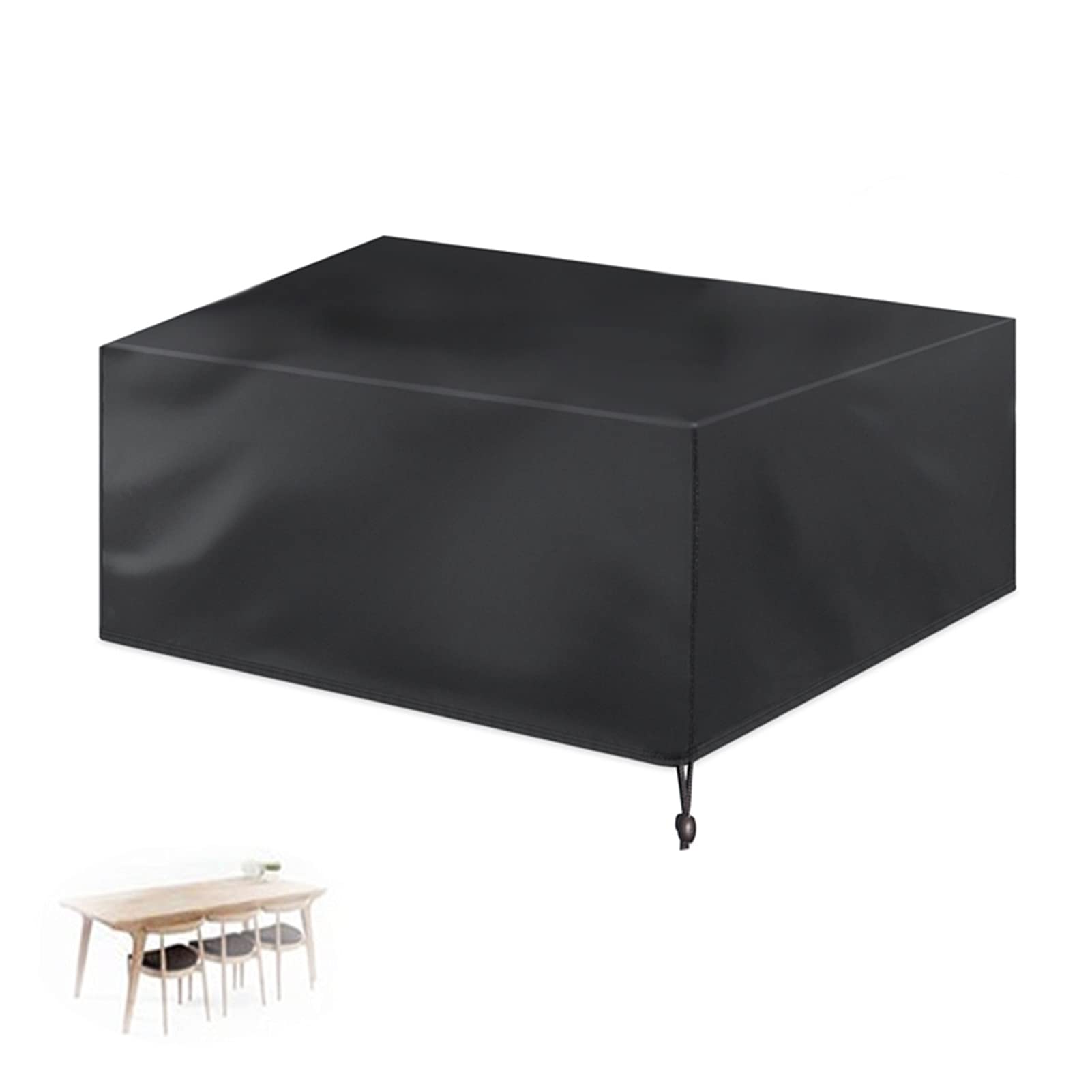 **KUAIE Waterproof Windproof Tear-Resistant Outdoor Patio Sofa Cover for Garden Furniture - 60×60×60cm Black - Perfect for Patio, Deck, and Backyard Protection**