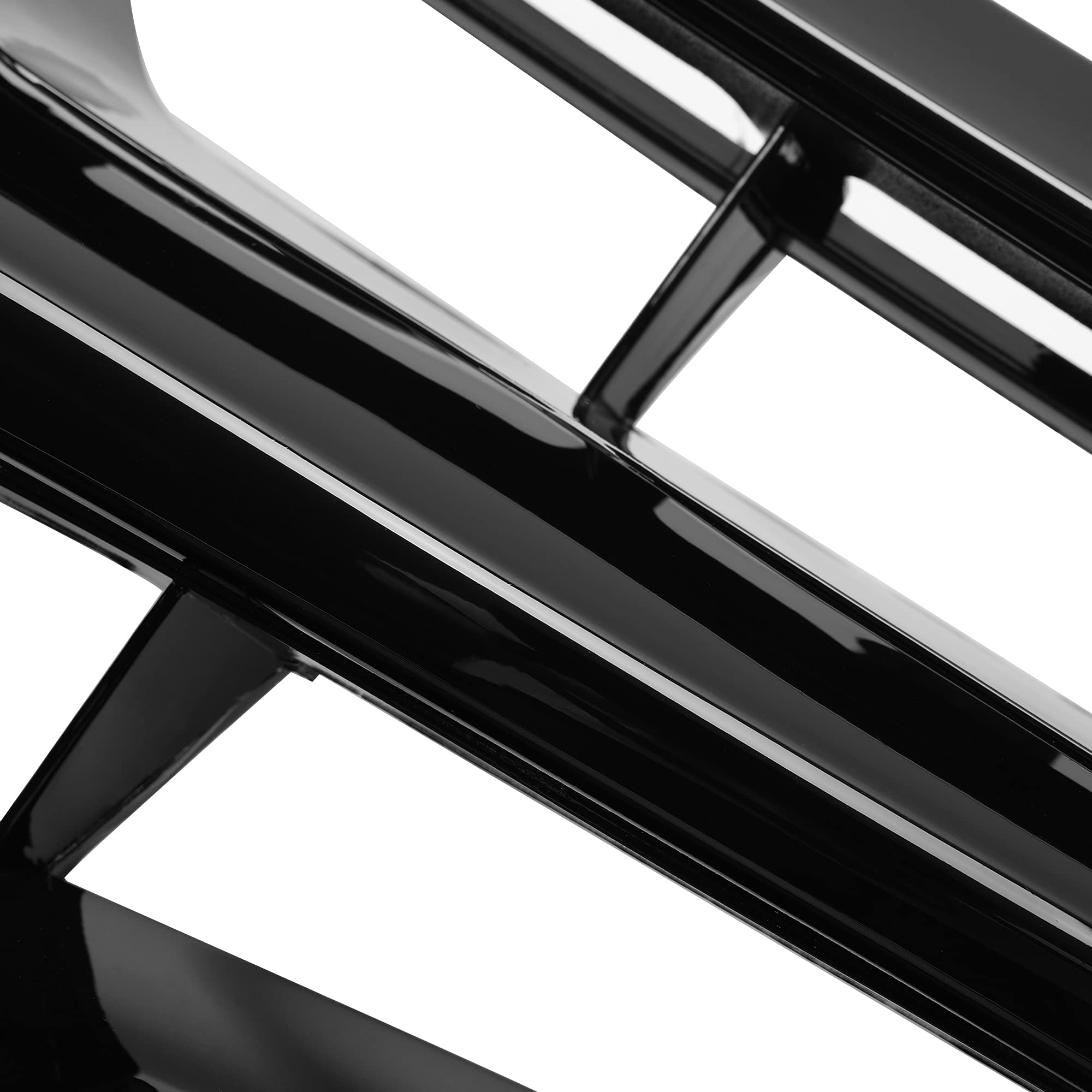 HECASA Matte Black Front Bumper Grille Compatible with Acura TSX 2006-2008 Models | Direct Replacement for AC1200112 & 71121SECA02ZA | Perfect for Car Restoration & Custom Upgrades