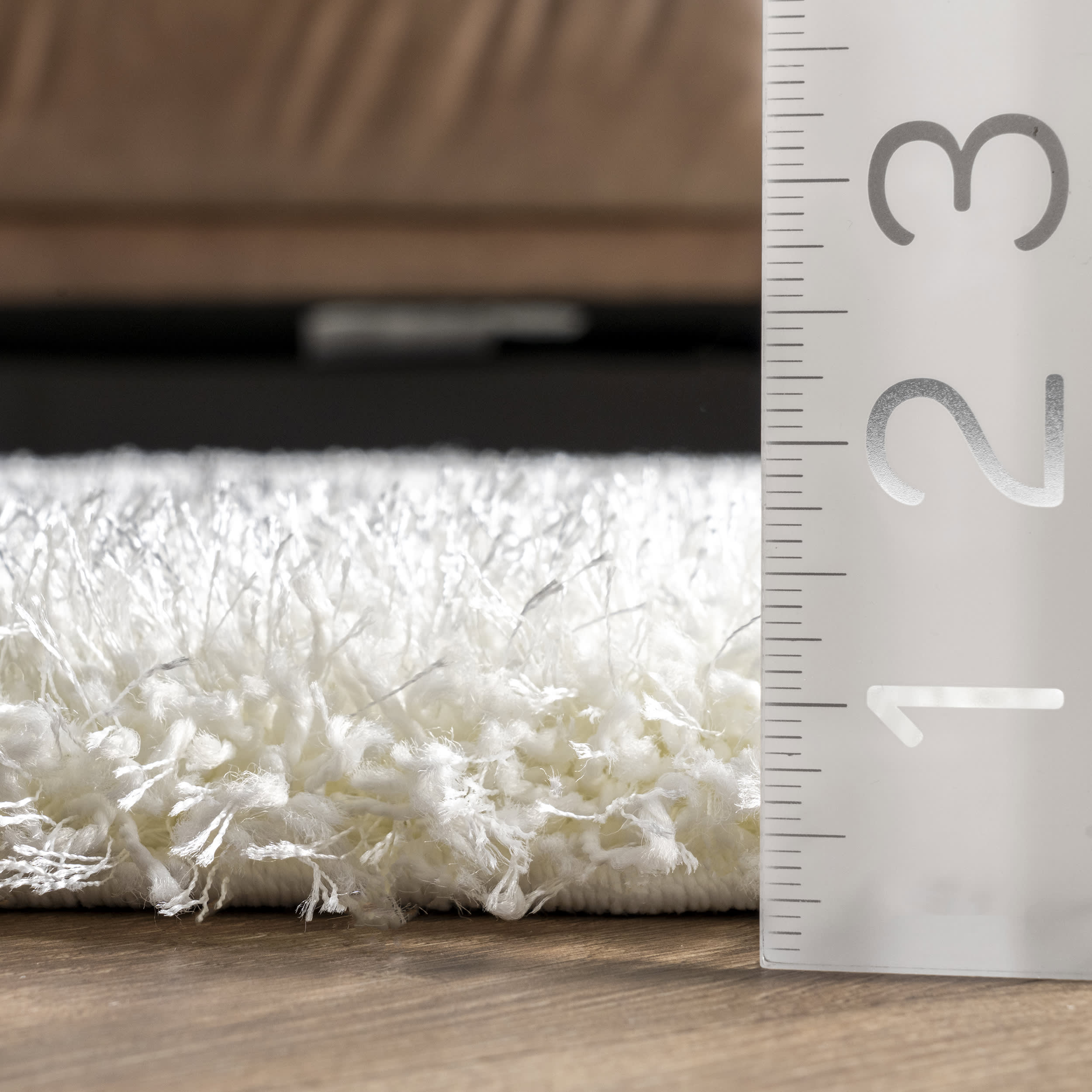 Luxury Diamond Shag Rug - Soft Plush Grey Area Rug for Living Room, Bedroom & Nursery - Ultra Comfortable & Stylish Home Decor Carpet