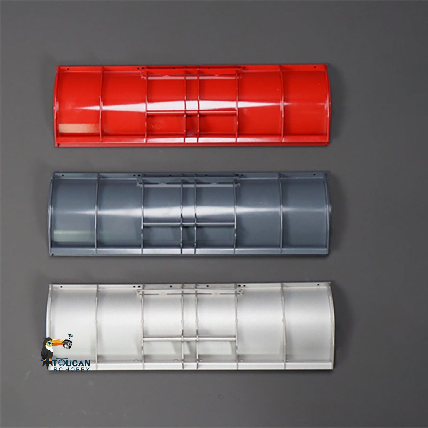 Metal Hydraulic Snow Plow Blades for RC Tipper Truck - Remote Controlled Dump Truck DIY Accessories & Hobby Model Toys - Perfect for Winter Snow Removal & Construction Play Scenes