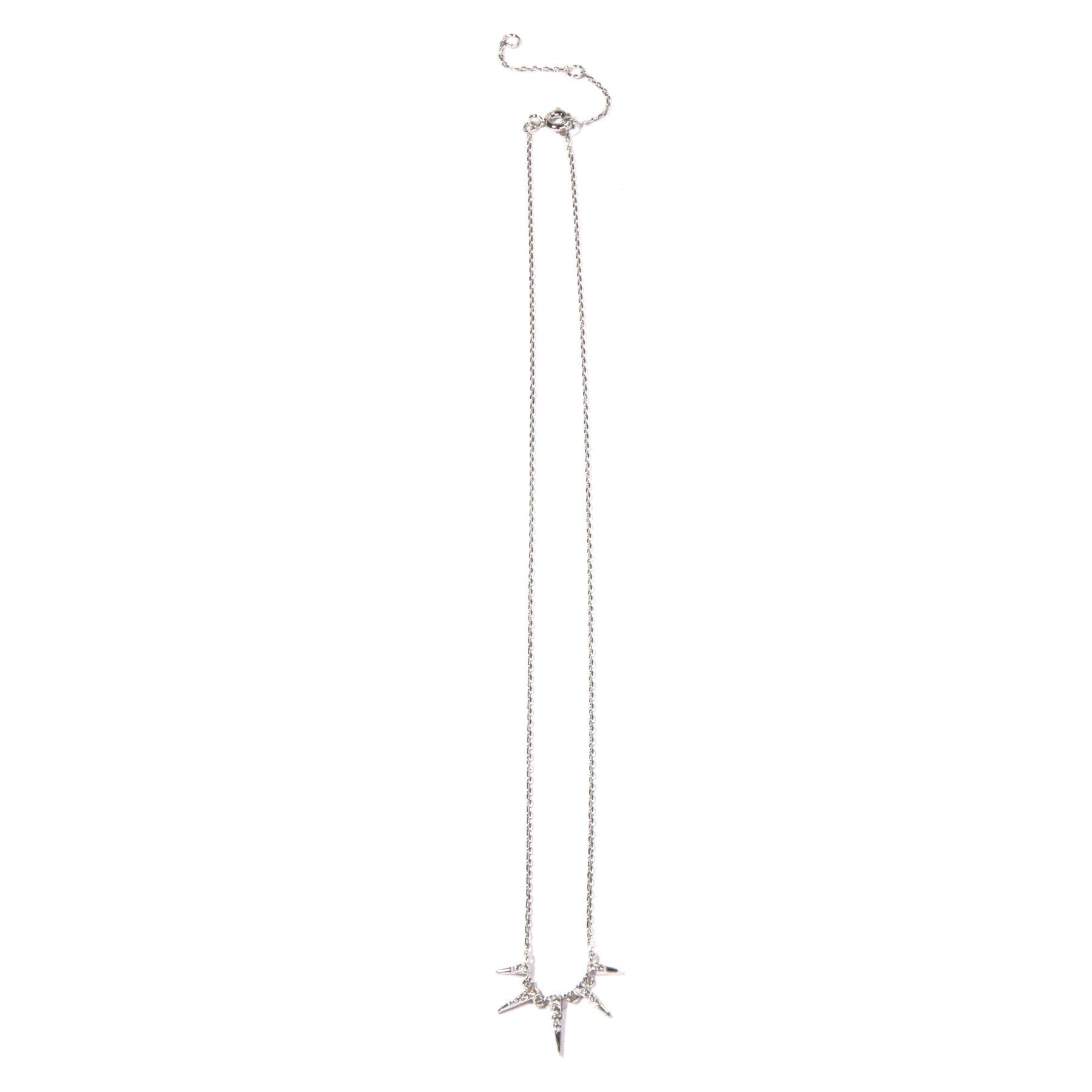 CZ Spike Necklace for Women - Elegant Cubic Zirconia Punk Choker - Perfect for Parties, Gifts & Everyday Fashion