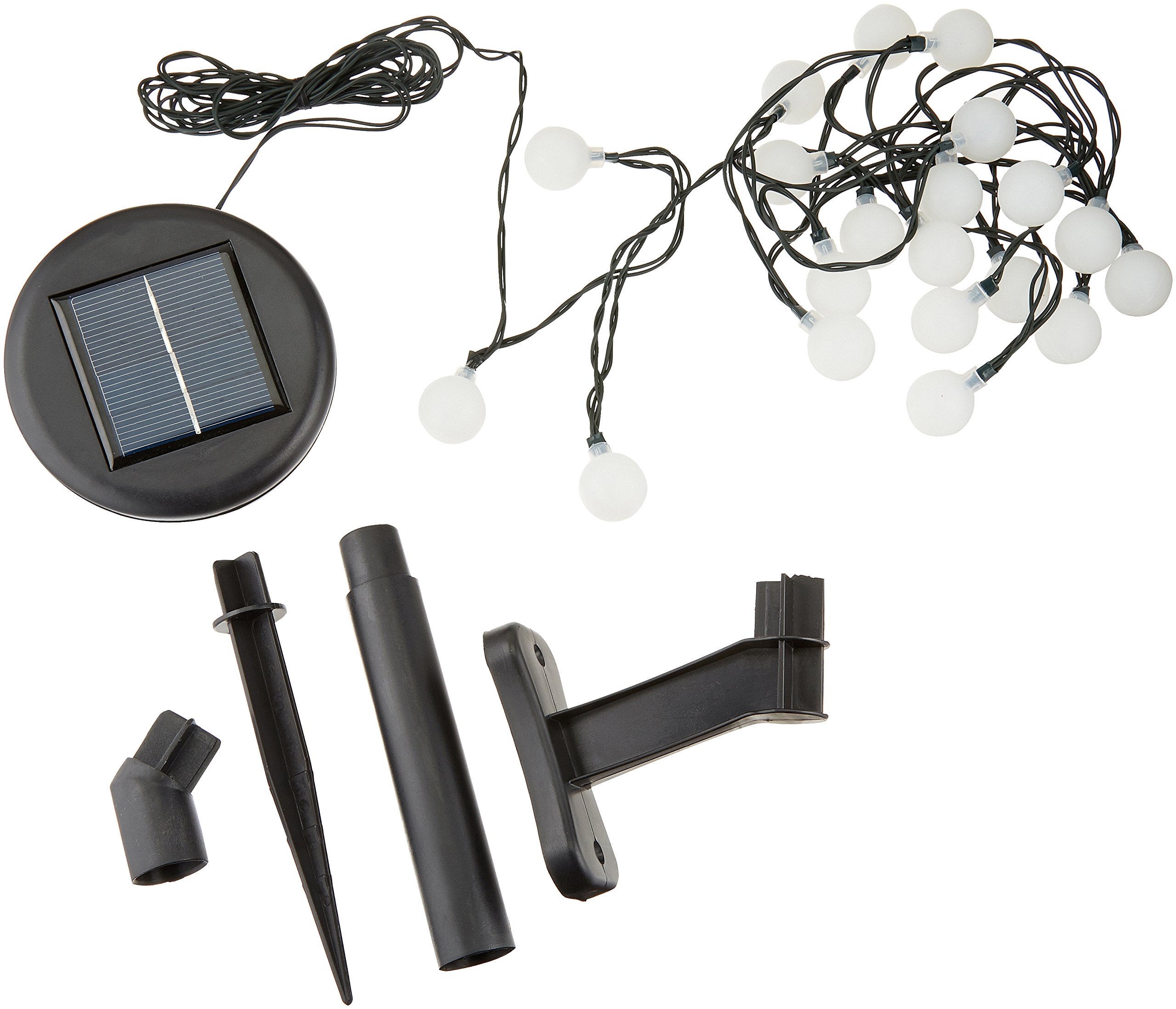 Britta TSS-01 20 LED Solar String Lights - 16ft Waterproof Outdoor Fairy Lights for Garden, Patio, Wedding & Party Decor - Warm White Solar Powered Christmas Lights