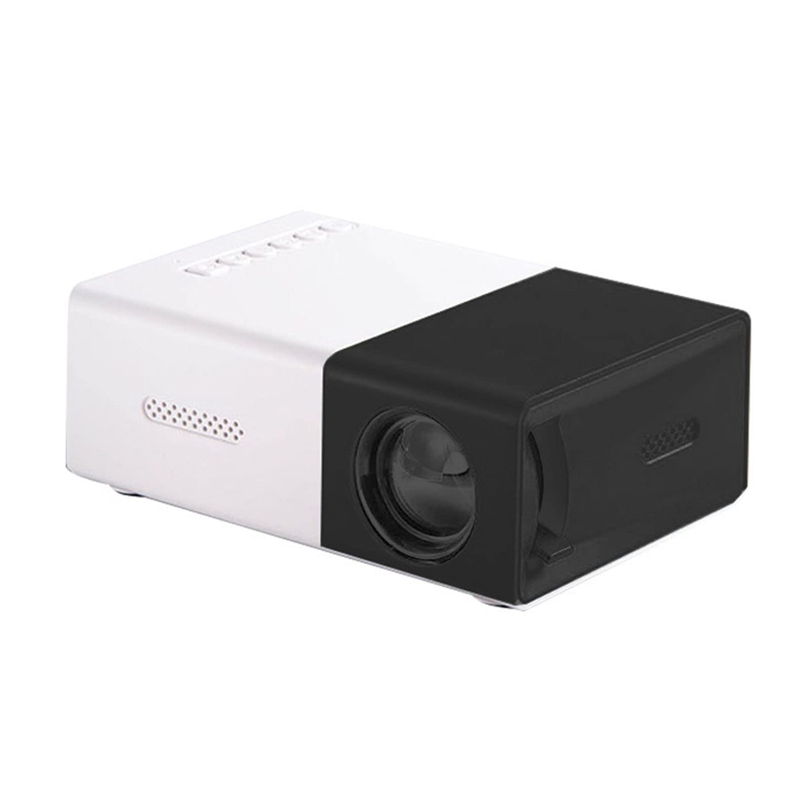 Micro Mini Projector - Portable HD LED Home Theater Projector for Indoor & Outdoor Movies, 5V 2A Power (Black) | Perfect for Camping, Backyard Cinema & Bedroom Entertainment