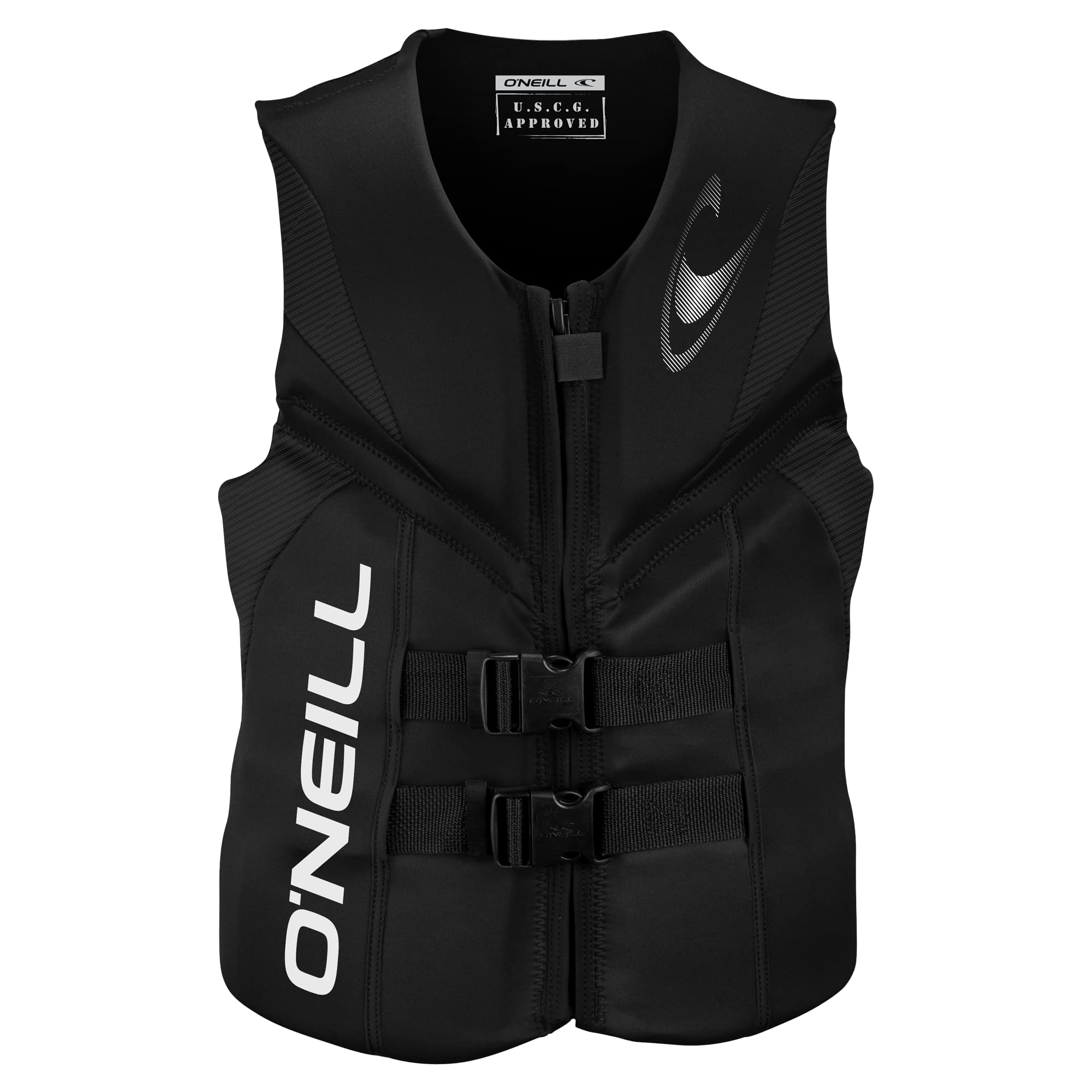 O'Neill Men's Reactor US Coast Guard Approved Life Jacket - Comfortable & Durable PFD for Boating, Kayaking & Water Sports
