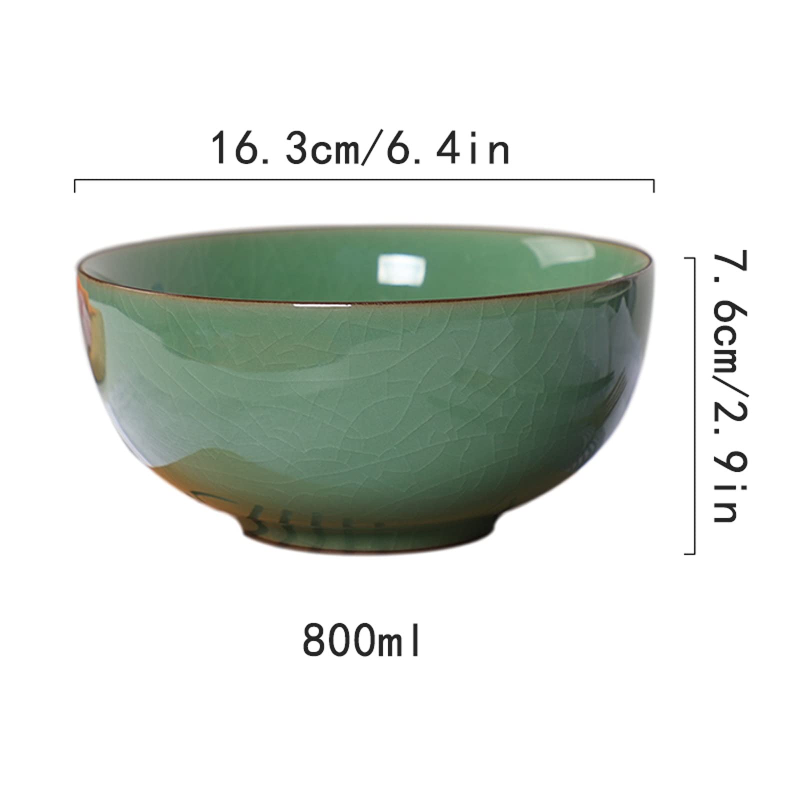 Premium Ceramic Salad Bowls - Chip-Resistant Pasta, Berry & Soup Bowls | Microwave & Dishwasher Safe | Ideal for Cereal, Appetizers & Kitchen Use | Elegant Color Options (Set of 4) | Perfect for Family Dinners, Picnics & Meal Prep
