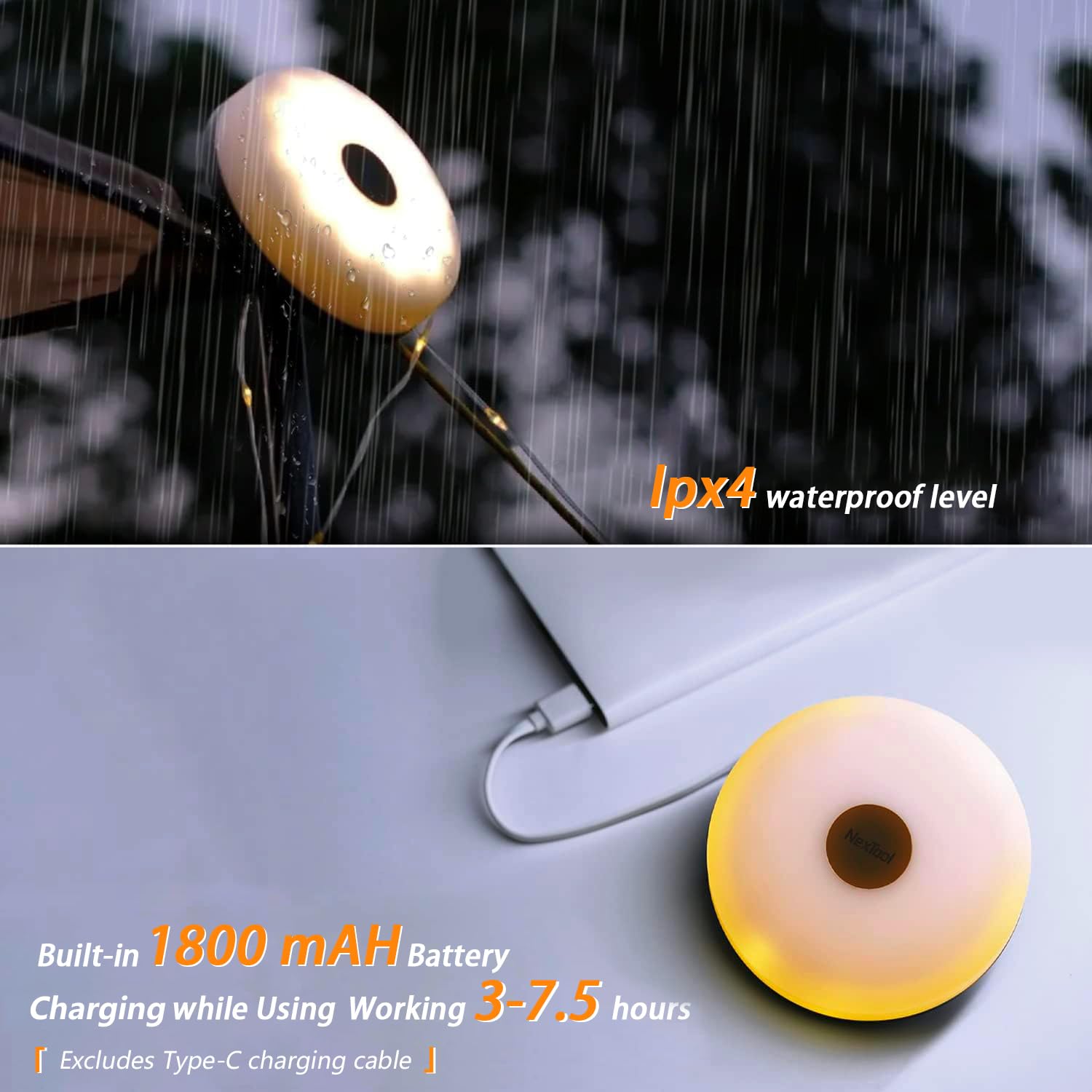 32.8ft LED Camping String Lights - 5 Waterproof USB Powered Fairy Lights for Outdoor & Indoor Use - Perfect for Camping, Hiking, Yard, Garden, Patio, Emergency Lighting & Home Decoration