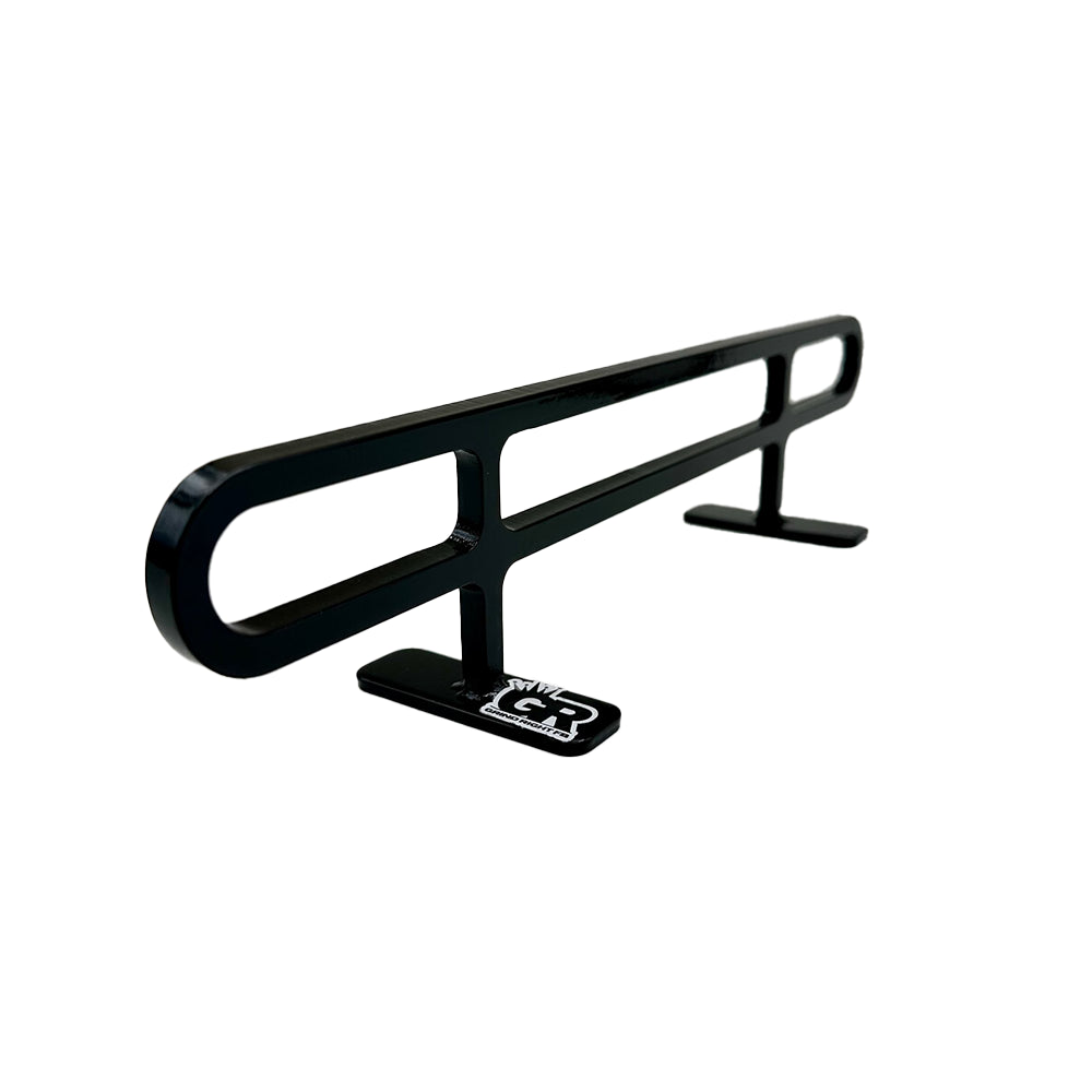 Grind Right Fingerboard Rail - Square Flat Bar for Skateboard & Fingerboard Tricks - Perfect for Indoor & Outdoor Training
