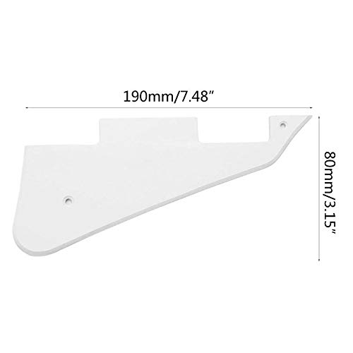 5-Piece Guitar Pickguard Scratch Plate Set for Gibson Les Paul - Black Replacement Parts | Perfect for DIY Guitar Repair & Customization