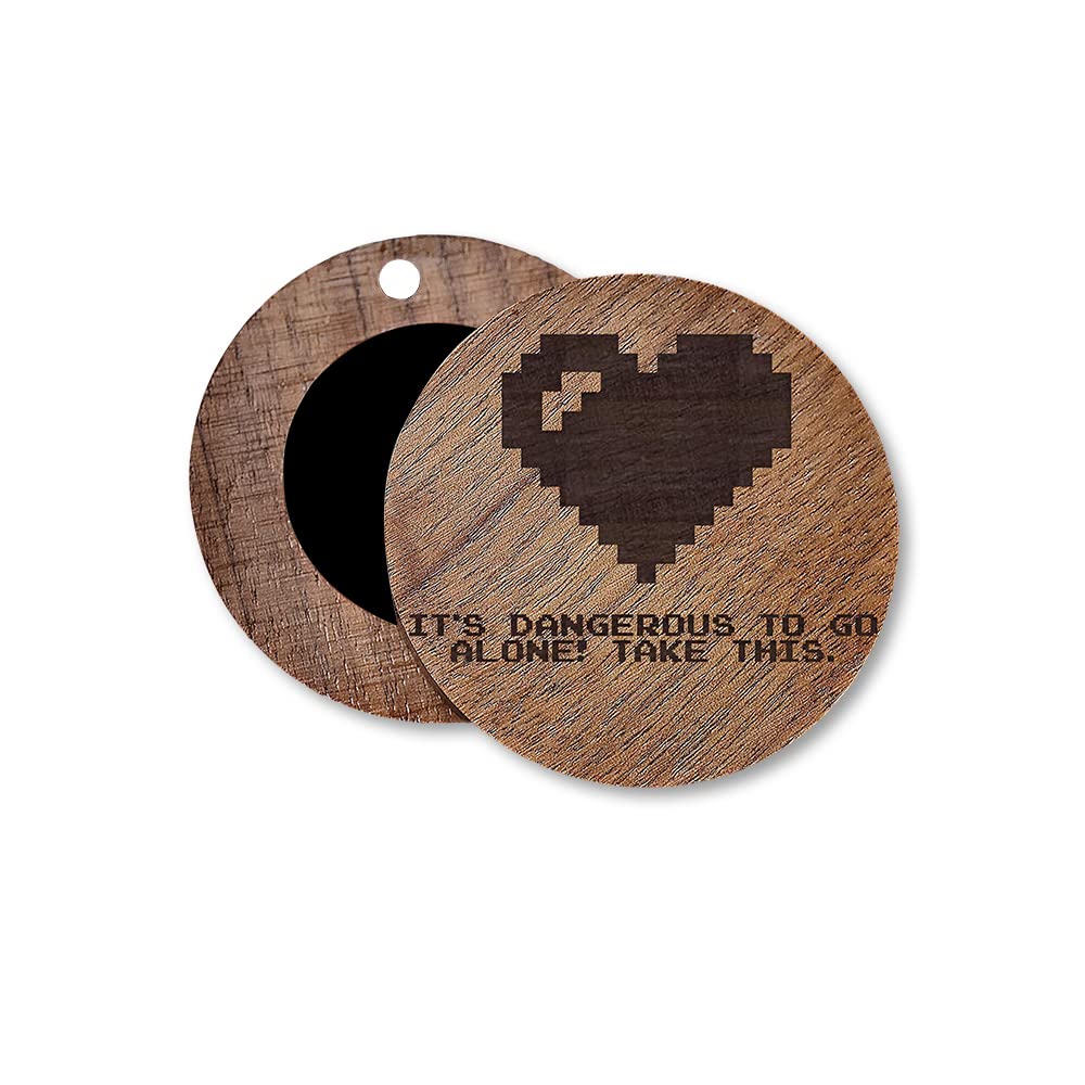 The Legend of Zelda Inspired Wedding Ring Box - Engraved Pixel Heart Game Jewelry Holder for Gamer Proposals & Weddings | Perfect for Video Game Themed Engagements & Nerd Couples