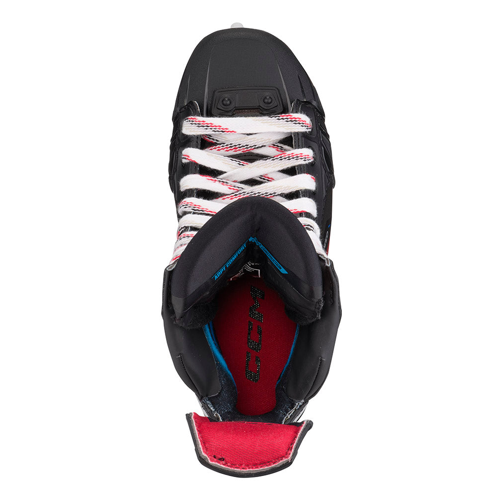 CCM Jetspeed Vibe 2023 Intermediate Ice Hockey Skates - Lightweight Performance Skates for Youth & Adult Players - Perfect for Rink Training & Competitive Games