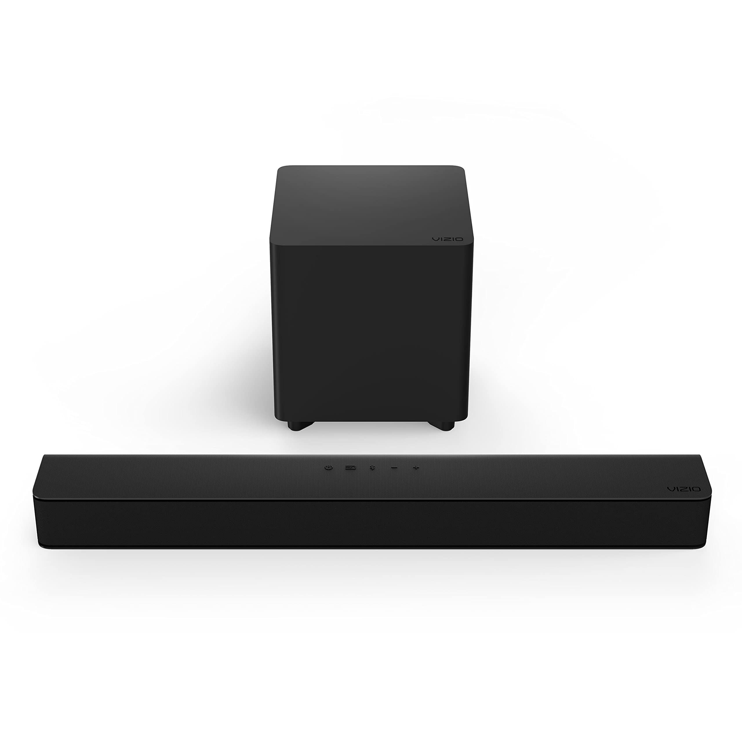 VIZIO V-Series 2.1 Compact Home Theater Sound Bar with Wireless Subwoofer - Bluetooth, DTS Virtual:X, Voice Assistant Compatible, Remote Included - Perfect for Living Room, Bedroom & Home Theater Audio Enhancement