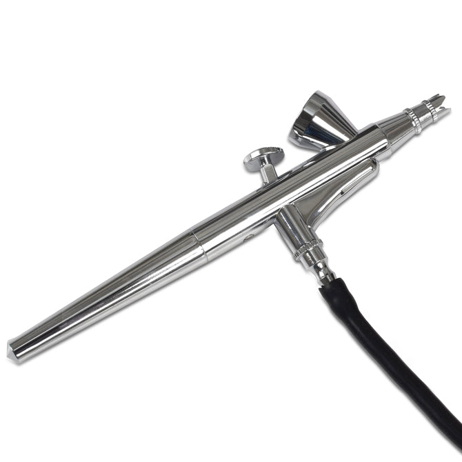 KopyKake Airmaster Professional Airbrush Kit - Dual-Action Airbrush Gun with Compressor for Cake Decorating, Nail Art, Tattoo & Model Painting - Perfect for Artists, Hobbyists & DIY Crafts