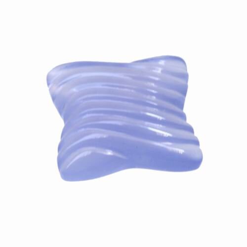 Wholesale Natural American Blue Chalcedony Carved Cushion Cabochon 5mm-12mm | Premium USA Mined Gemstone for Jewelry Making, Wire Wrapping & Healing Crystals