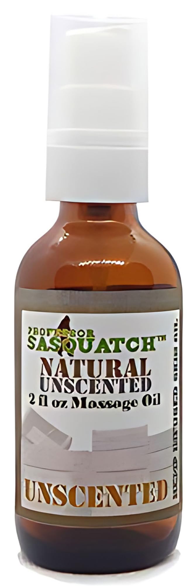 Professor Sasquatch Hemp Topical Skin Oil 4oz - Unscented CBD Relief for Dry Skin, Joint & Muscle Pain - Perfect for Post-Workout Recovery & Daily Moisturizing