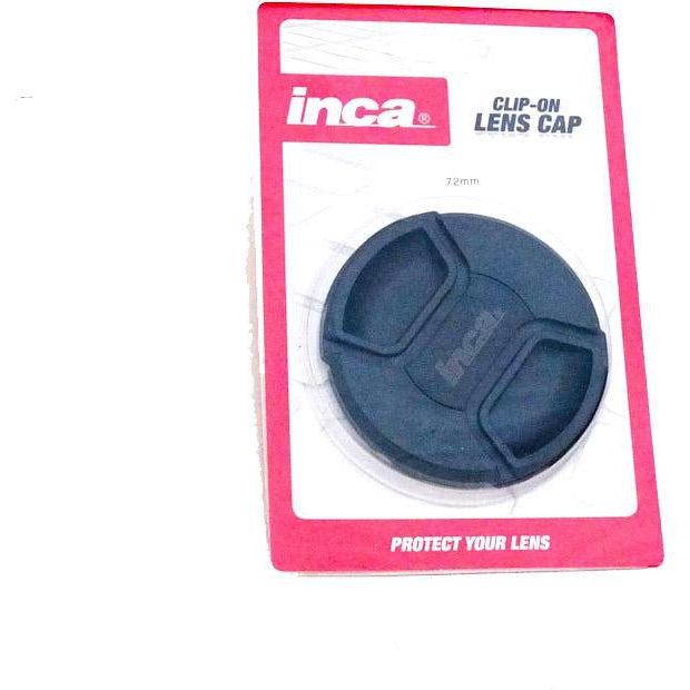 72mm Lens Cap for Canon Nikon Sony DSLR Cameras - Durable Snap-On Cover for Protection - Perfect for Travel & Outdoor Photography