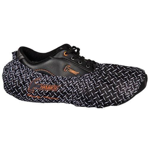 Durable Hammer Diamond Plate Bowling Shoe Covers - Non-Slip Protection for Bowling Shoes - Perfect for League Play & Practice Sessions