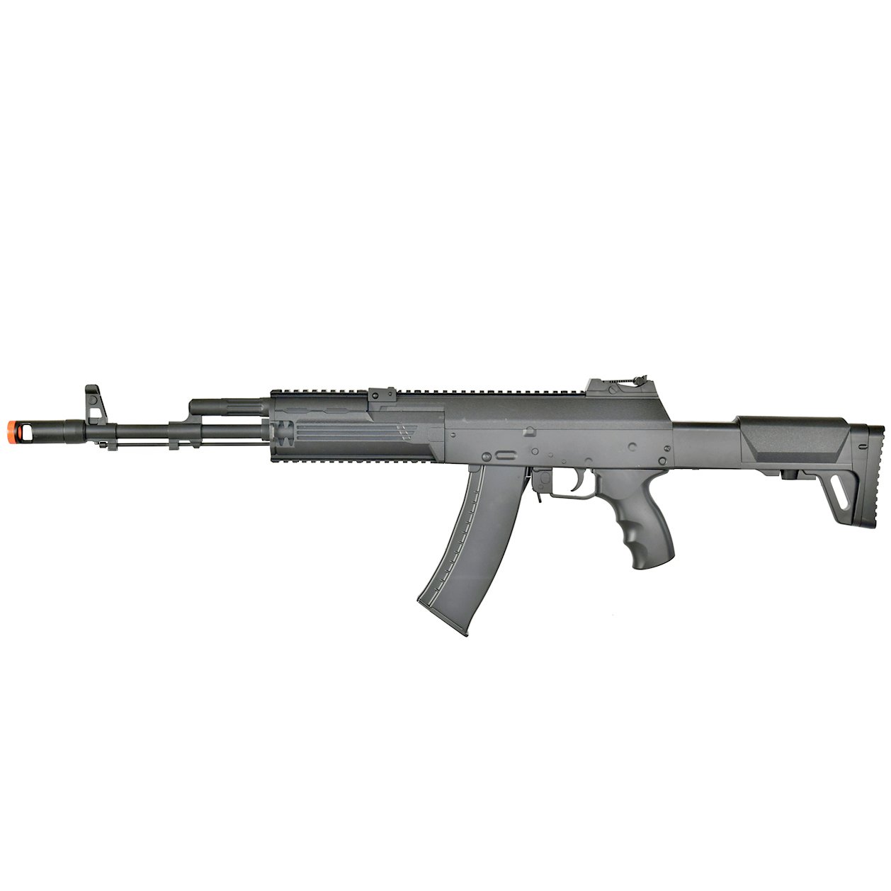 BBTAC AK-47 Electric Airsoft Rifle - Full Auto AEG with Battery, Charger & Magazine - Shoots 6mm BBs - Perfect for Airsoft Battles, Tactical Training & Outdoor Shooting Games