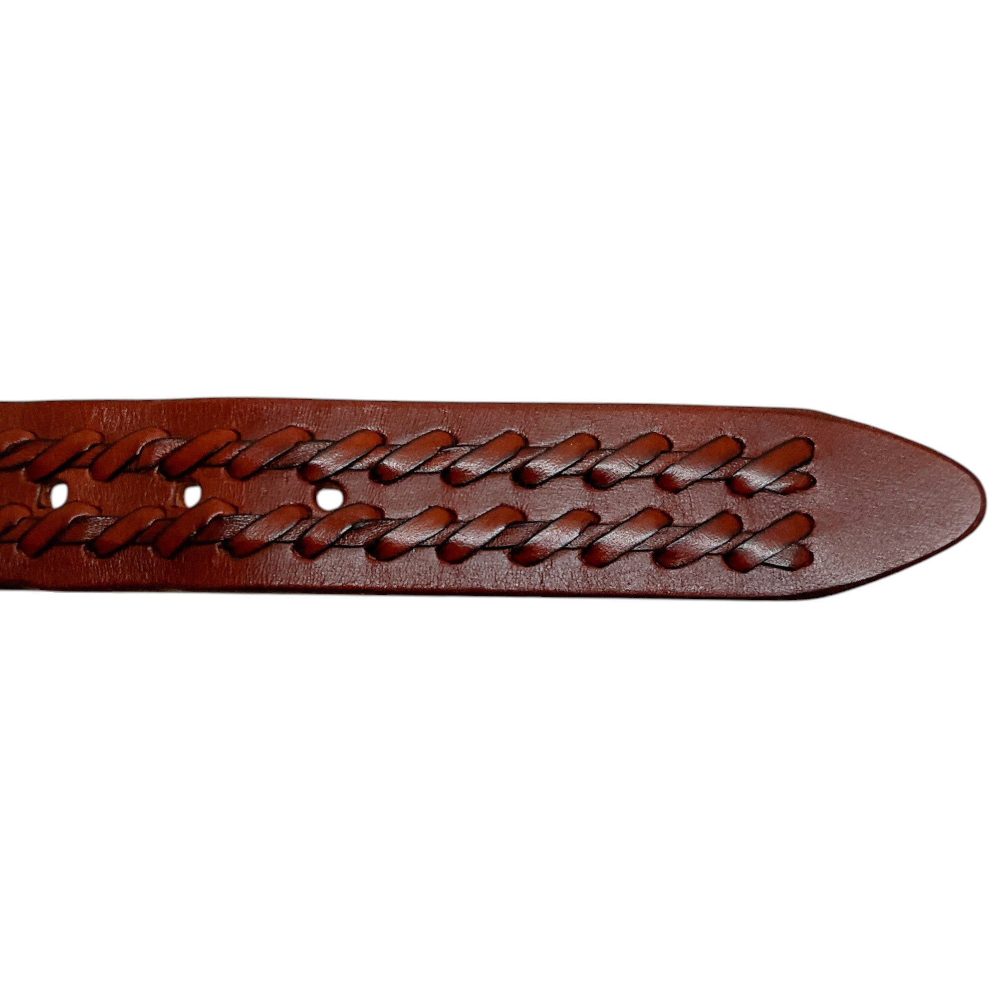 Henry Beguelin Genuine Leather Brandy Cross Washed Cuoio Belt for Men - Stylish & Durable Fashion Accessory for Casual & Formal Outfits