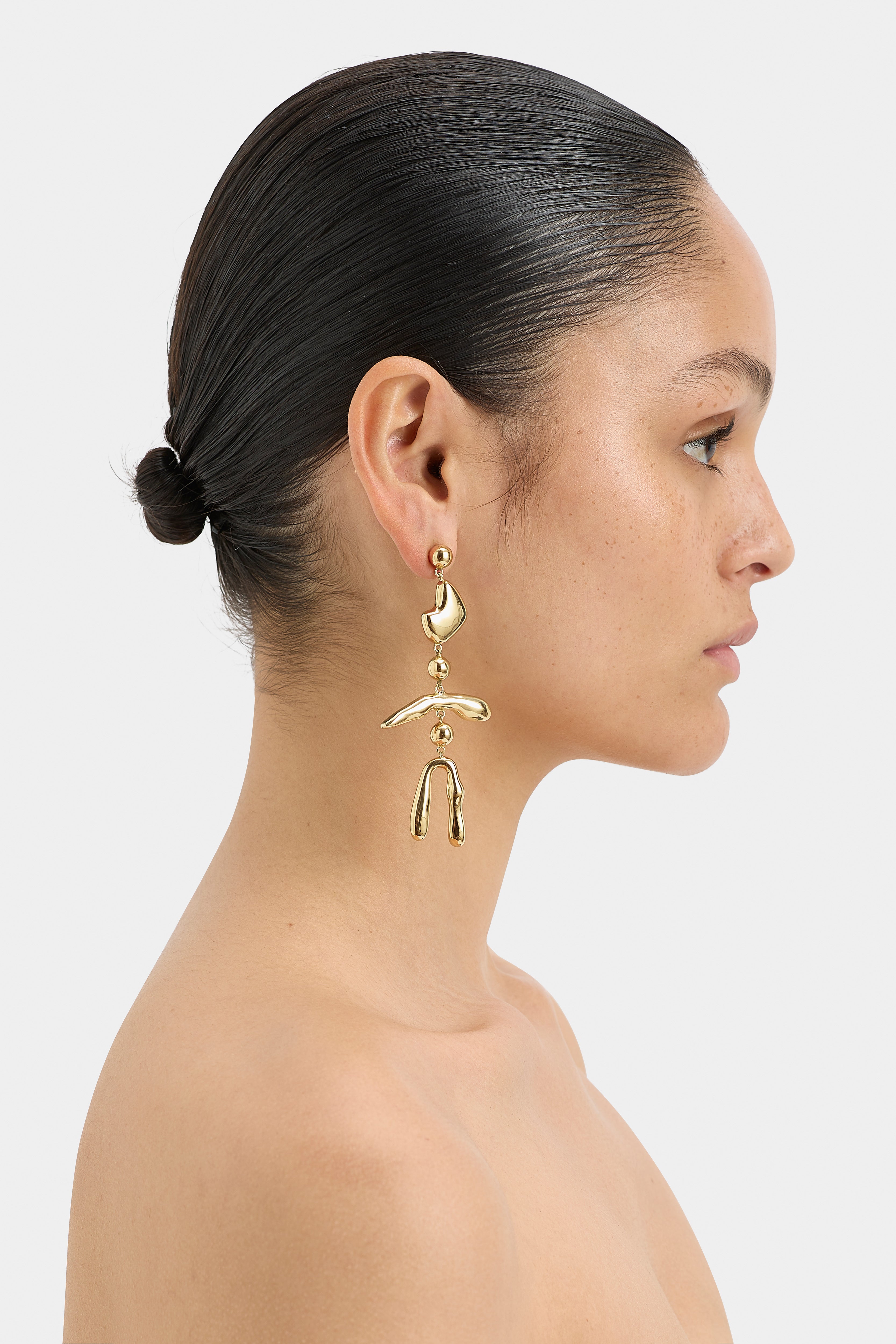 Frankie Stacked Earrings for Women - Trendy Layered Dangle Earrings for Everyday Wear | Perfect for Office, Party & Casual Outfits