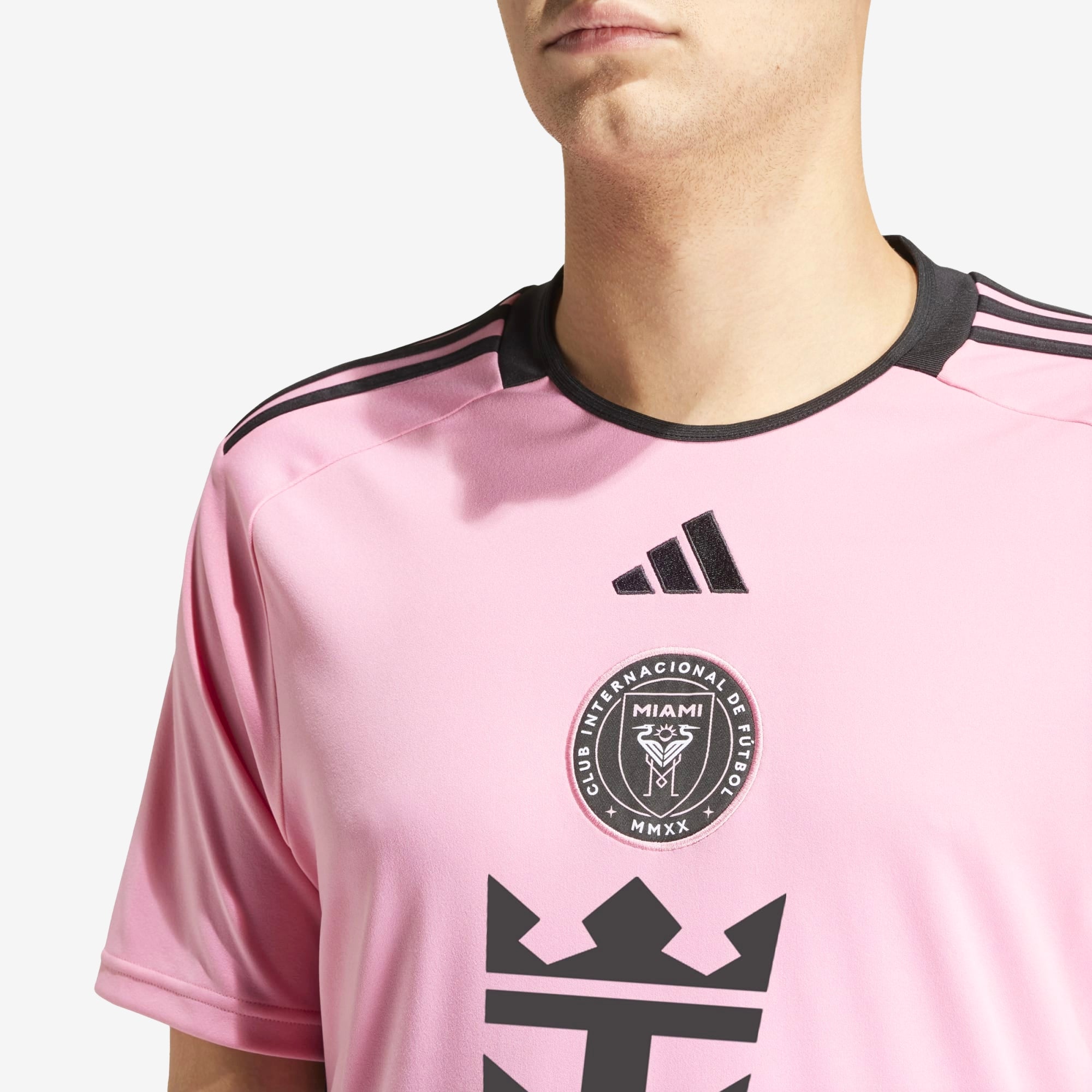 adidas Inter Miami CF 2024/25 Stadium Home Jersey - Authentic Soccer Jersey for Men - Perfect for Matchdays, Training & Fan Support