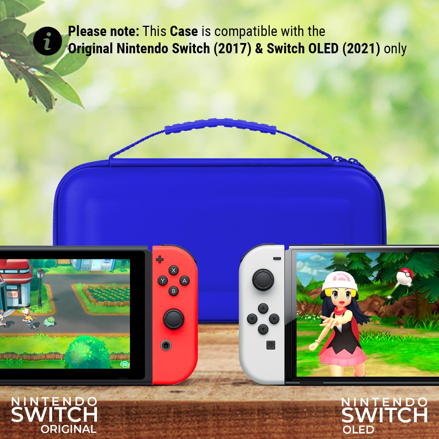 Orzly Protective Hard Travel Carry Case for Nintendo Switch & Switch OLED - Portable Shell Pouch with Storage Pockets for Games & Accessories | Perfect for Travel, Commuting & Home Storage