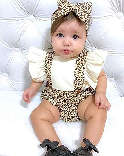 Mubineo Newborn Baby Girl Ruffle Romper - Cute Summer Short Sleeve Jumpsuit Outfit for 0-24 Months | Perfect for Photoshoots, Parties & Everyday Wear