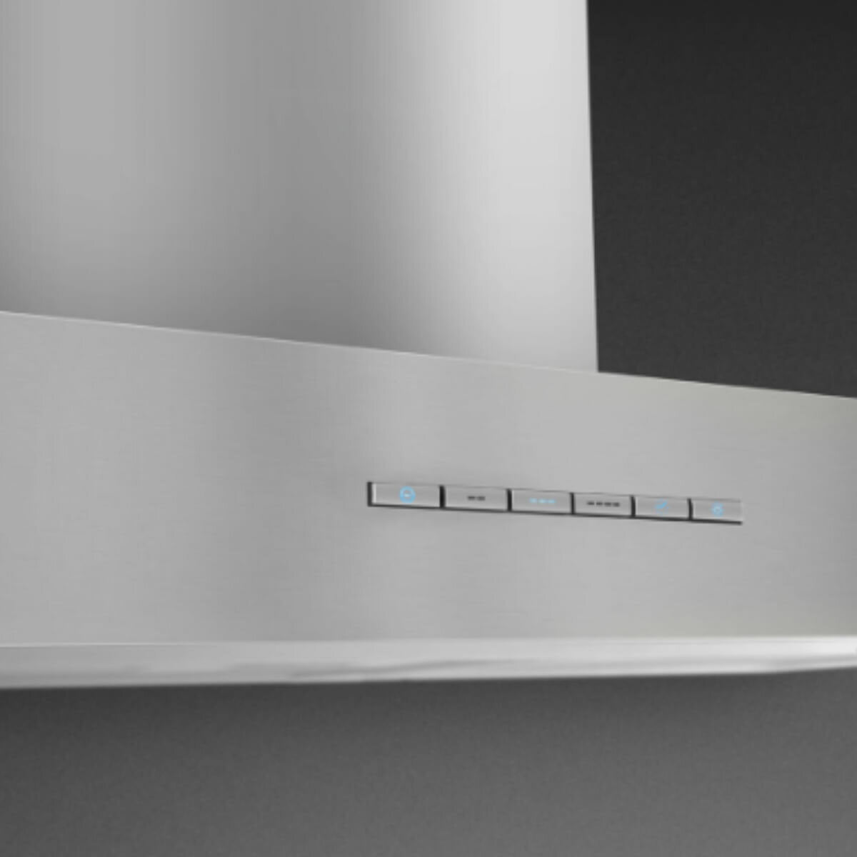 Smeg 90cm Stainless Steel Wall Mount Range Hood KBTAU900XE - Powerful Kitchen Ventilation for Smoke & Odor Removal - Perfect for Modern Home Cooking & Grilling