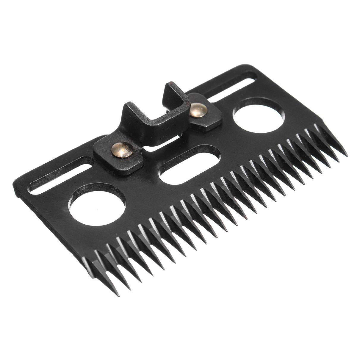 Professional Horse Clippers Blades - 35 Teeth Stainless Steel Detachable Universal Blades for Horse Grooming (Top & Bottom) | Perfect for Show Prep, Daily Grooming & Veterinary Care