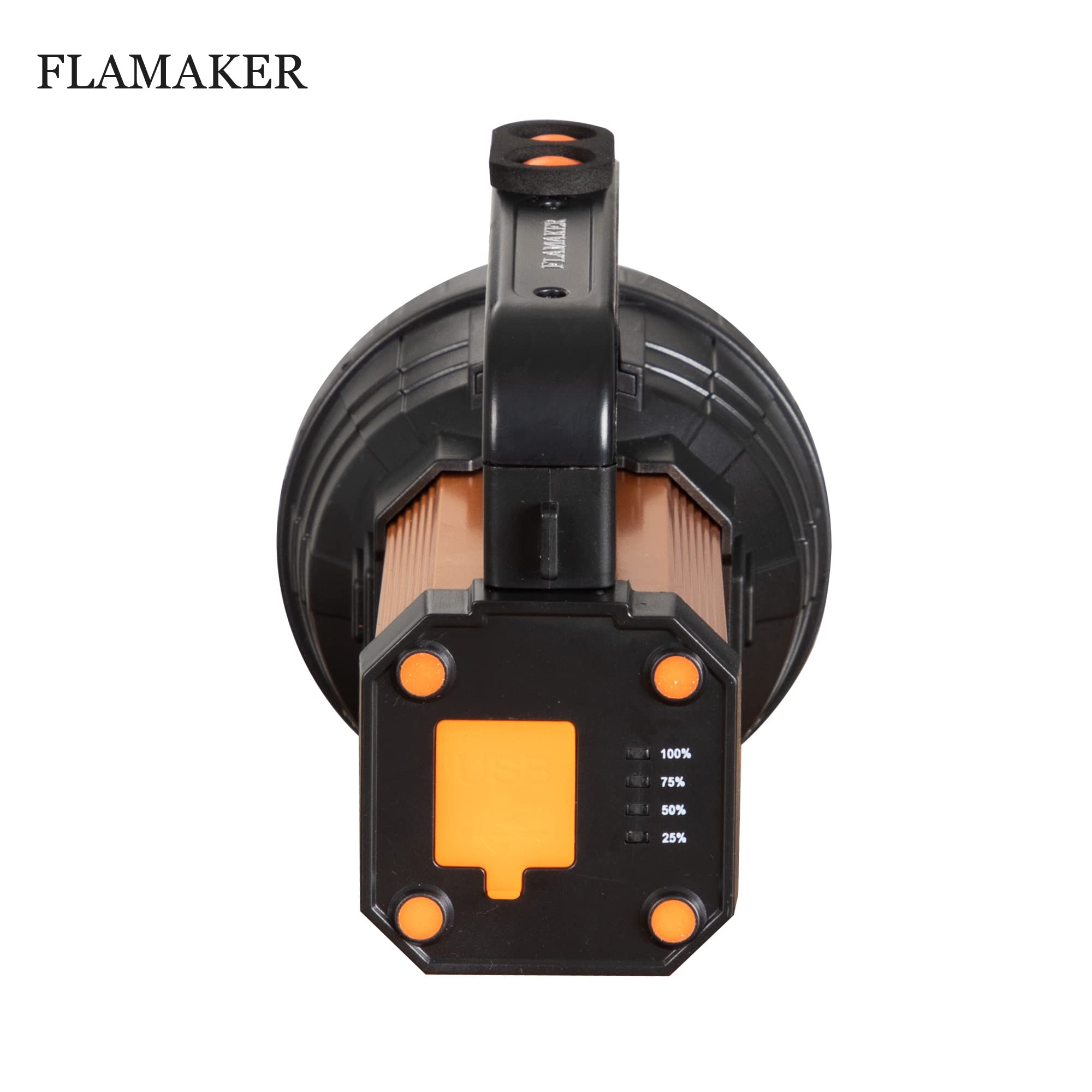 Flamaker LED Flashlight - USB Rechargeable Spotlight with Adjustable Focus - Perfect for Camping, Hiking, Emergency & Outdoor Adventures