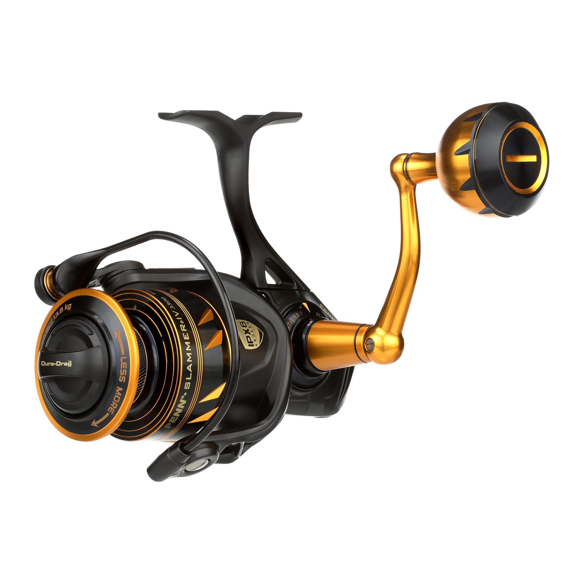 Slammer® IV Bailess Spinning Reel - Saltwater Fishing Reel for Surf, Pier & Offshore Angling | Smooth Drag System | Corrosion-Resistant Design
